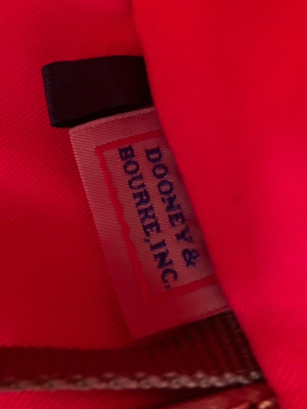 Dooney & Bourke Florentine Chelsea Shopper Tote – Leather Handbag in Natural Tan - Picture 10 of 15